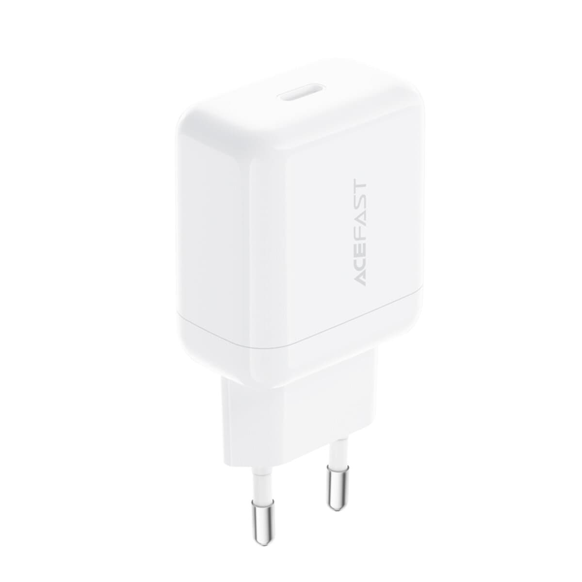 Зарядний пристрій ACEFAST A130 PD20W single Type-C charger 3A QC3.0 White