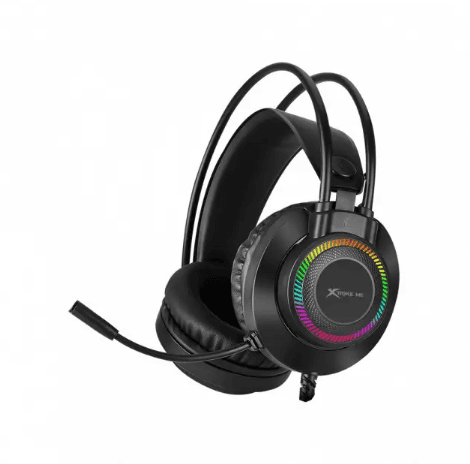 Проводные игровые наушники с микрофоном XTRIKE ME GH-509 USB+3.5мм RGB кабель 2м Black
