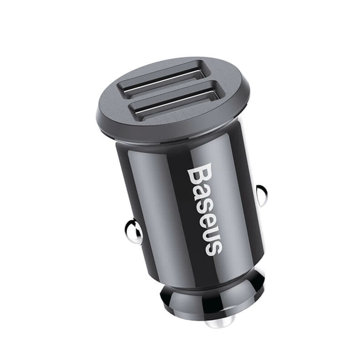 Автомобильное зарядное устройство Baseus Grain Car Charger 2xUSB 3.1A Black (CCALL-ML01)
