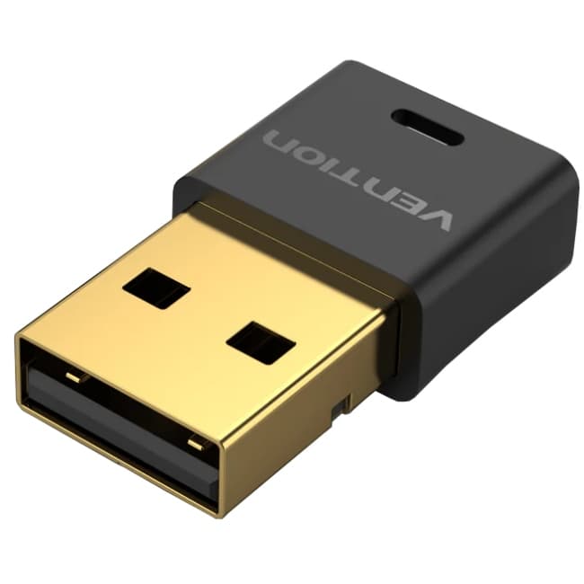 Bluetooth адаптер Vention BT5.1 USB Apt-X RTL CD Black (NAFB0)