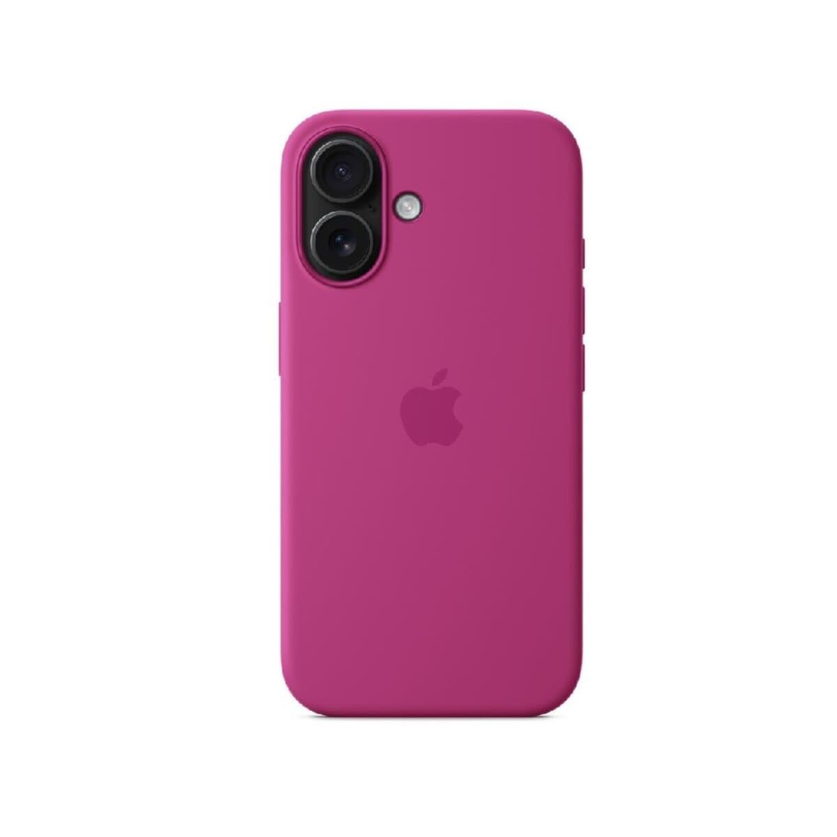 Защитный чехол-накладка Silicone Full Case AAA MagSafe IC для iPhone 16 Moon Red (Orig16Red)