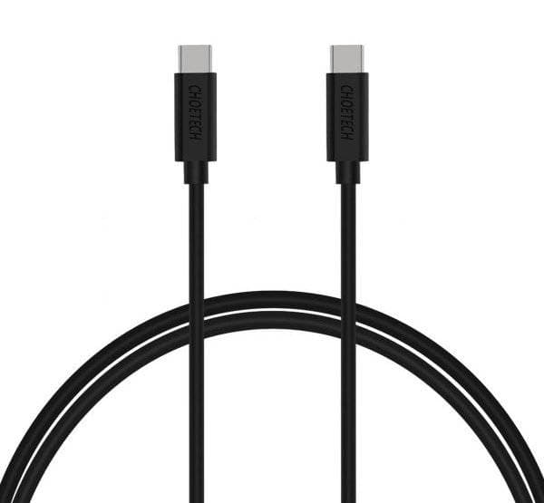 Кабель Choetech CC0002 USB 2.0 Type-C MM 1м 60W PVC Black