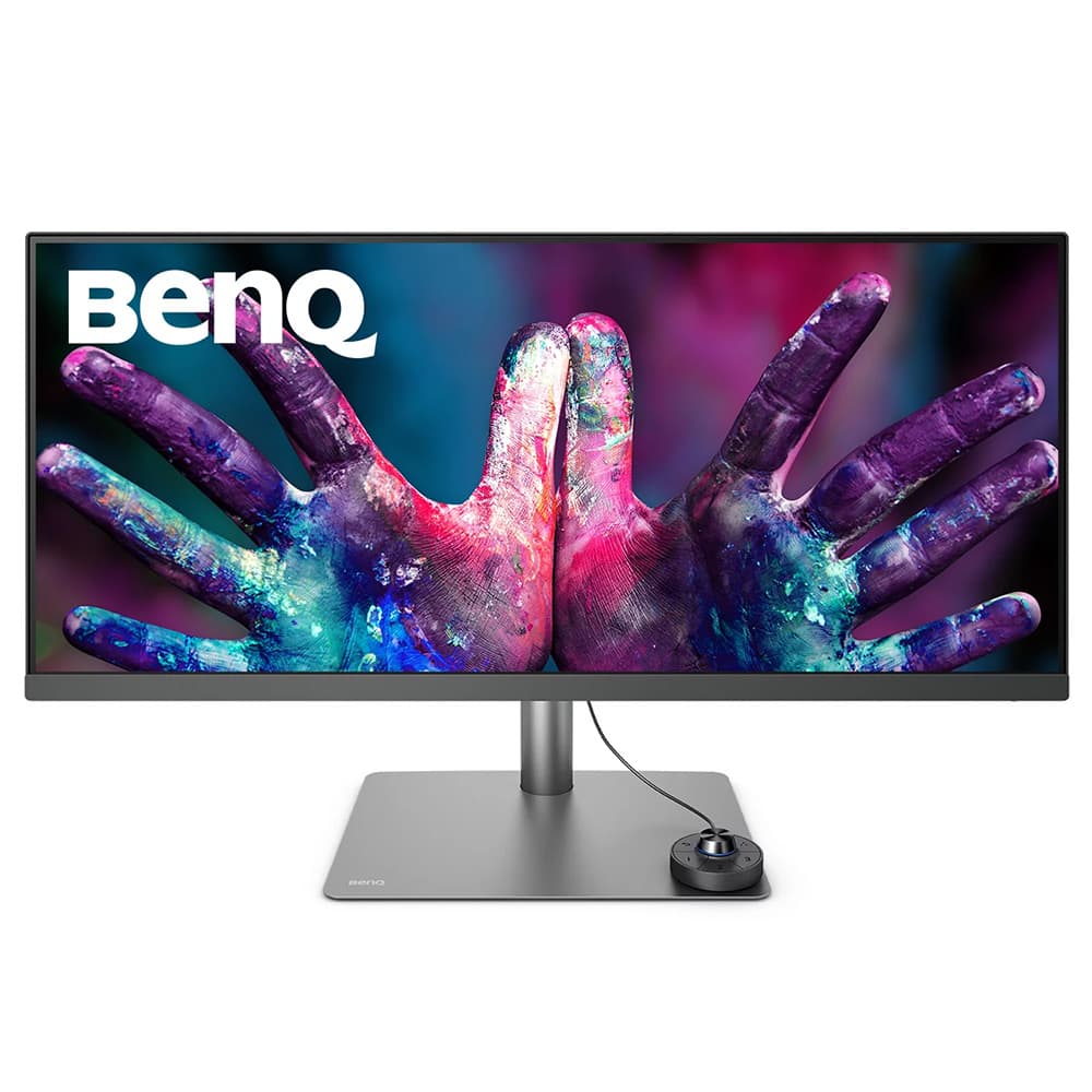 Монітор BenQ PD3420Q TFT 34" IPS WQHD 2xHDMI DP USB-C USB-hub HAS колонки Deep Grey (9H.LJHLB.QPE)
