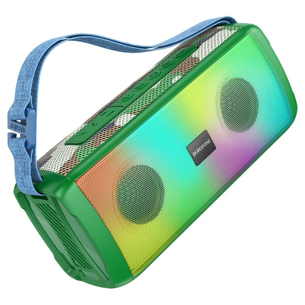 Бездротова портативна колонка BOROFONE BR26 Daring sports BT5.3 speaker 1500mAh Camouflage Green (BR26CE)