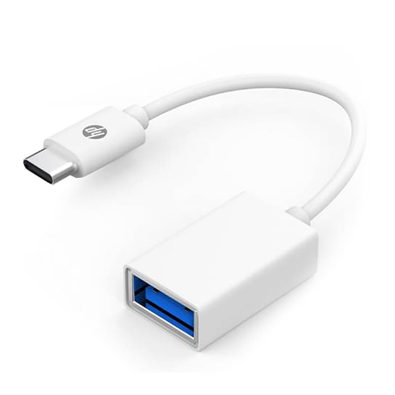 Переходник HP USB 3.1 Type-C to USB OTG 15см White (DHC-TC105)
