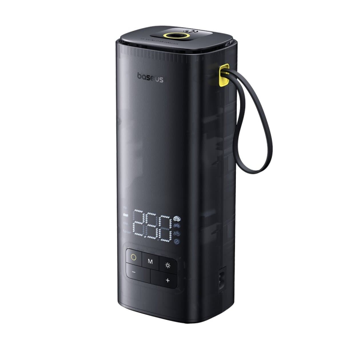 Автомобільний насос компресор Baseus SuperMini Mega Series Double Cylinder Air Inflator Black (C11123202111-00)