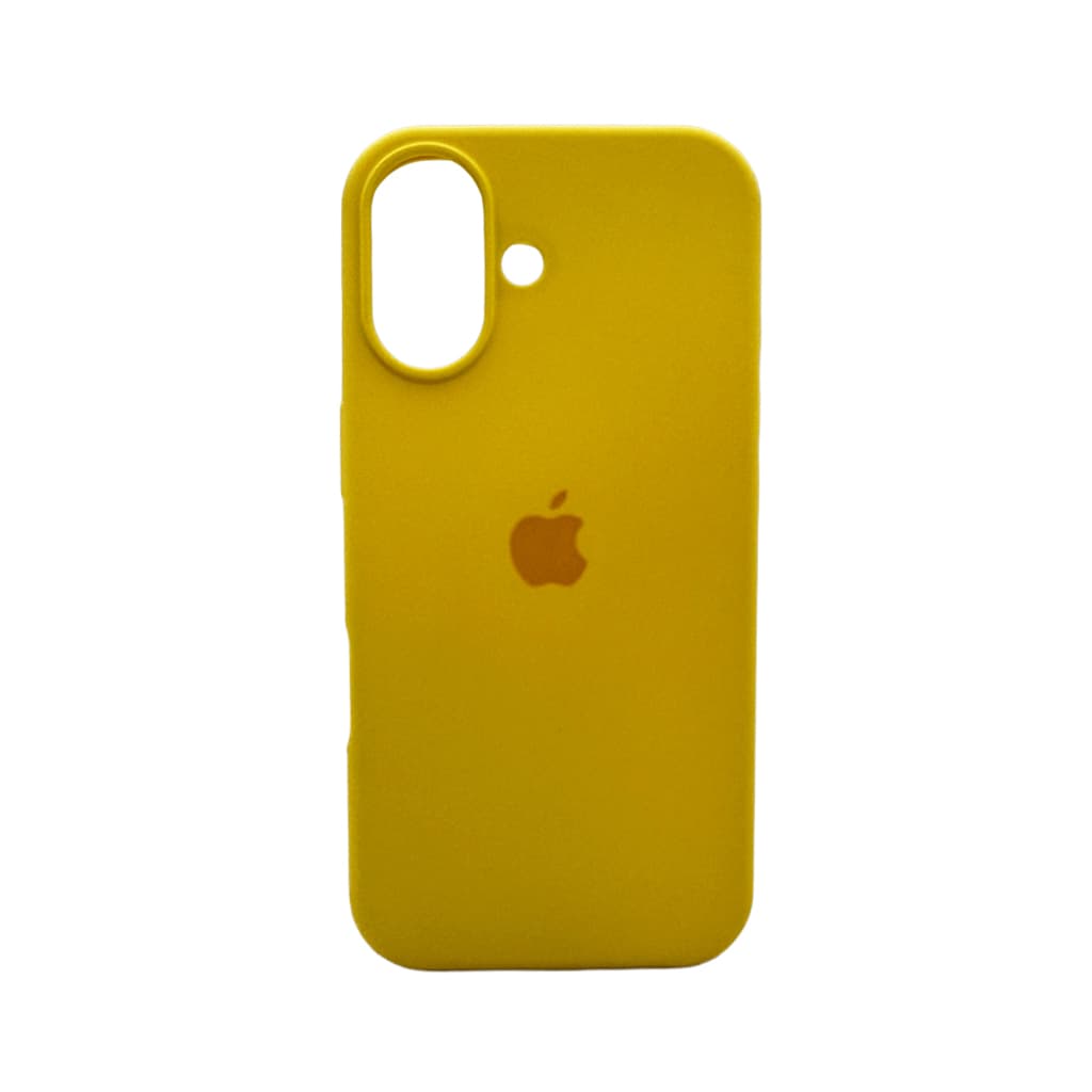 Захисний чохол-накладка Silicone Full Case AA Open Cam для Apple iPhone 17 Canary Yellow (FullOpeAAi17-33)