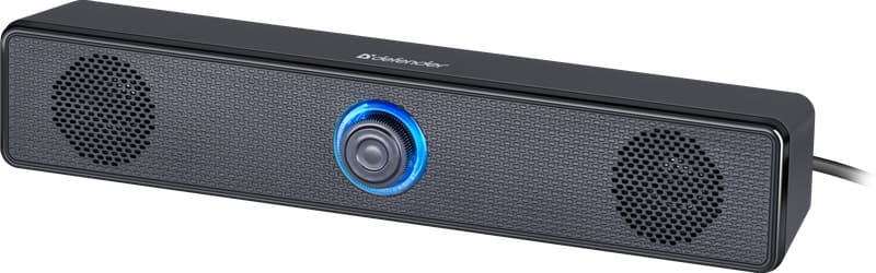 Компьютерная колонка Саундбар Defender Z2 1.0 6W с подсветкой USB Black (65102)