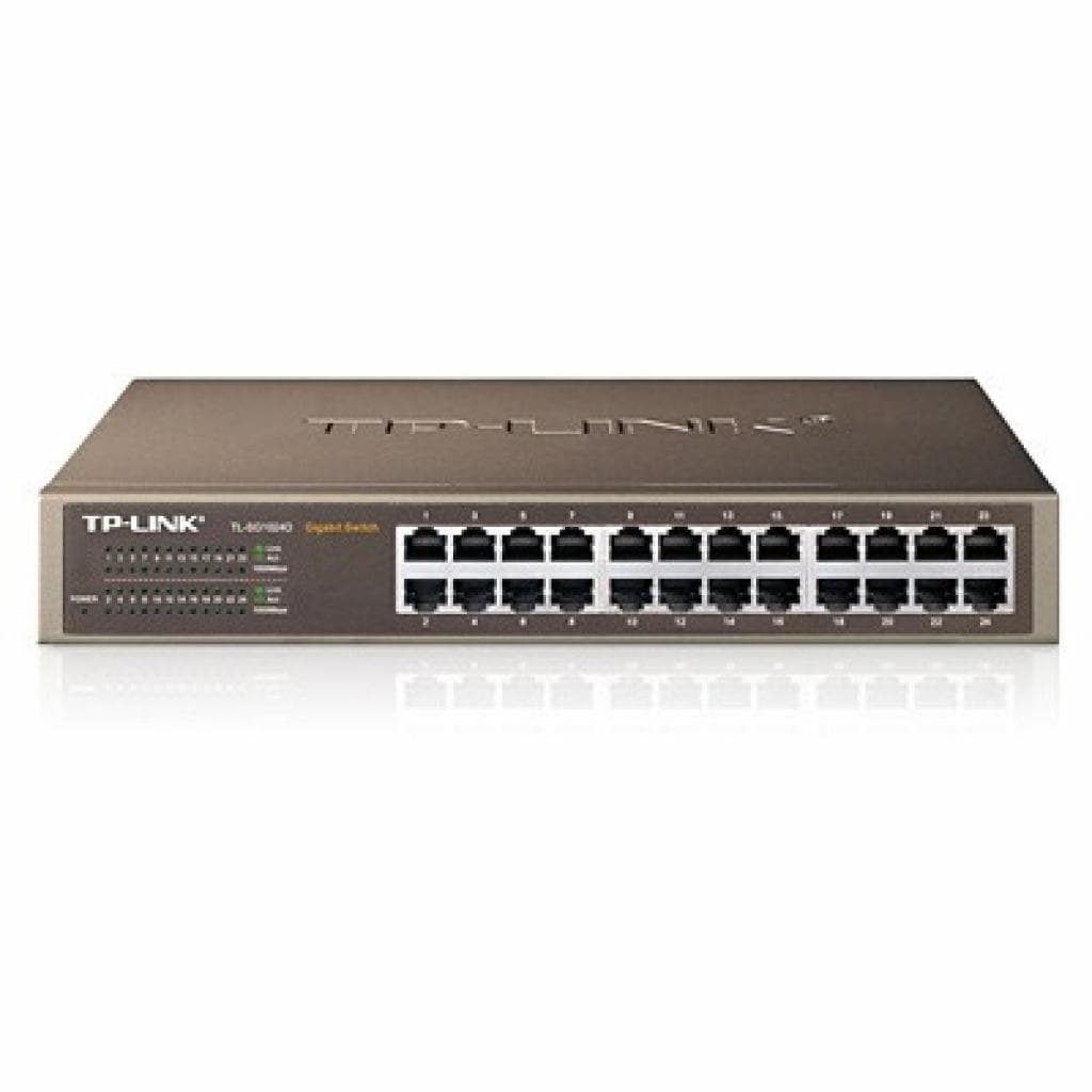 Комутатор TP-Link TL-SG1024D 24 портовий Gigabit Switch for 19" rack with power management Метал