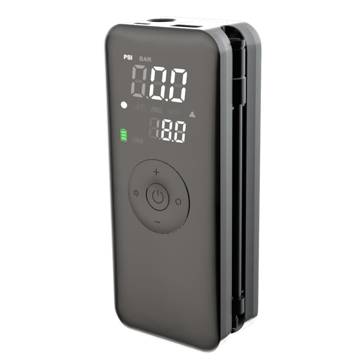 Акумуляторний автомобільний насос компресор Carsun C3106 4000mAh Black (CSC3106)