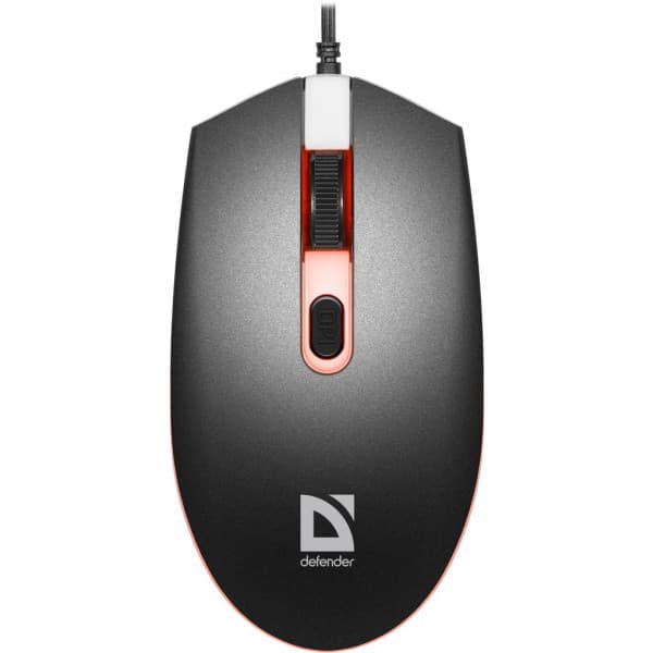 Проводная мышка Defender Dot MB-986 1600 dpi USB Black (52986)