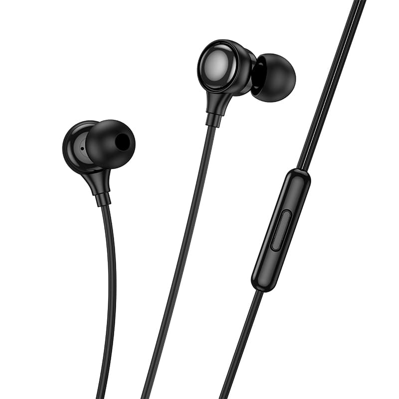 Дротові навушники HOCO M116 Lightning 1.2m Black