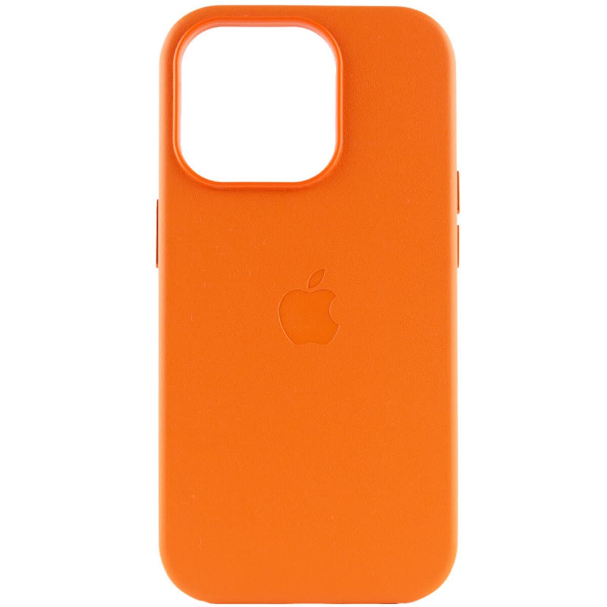 Защитный чехол-накладка Leather AAA Full Magsafe IC для iPhone 15 Pro Max Orange (Leat15PMOrange)