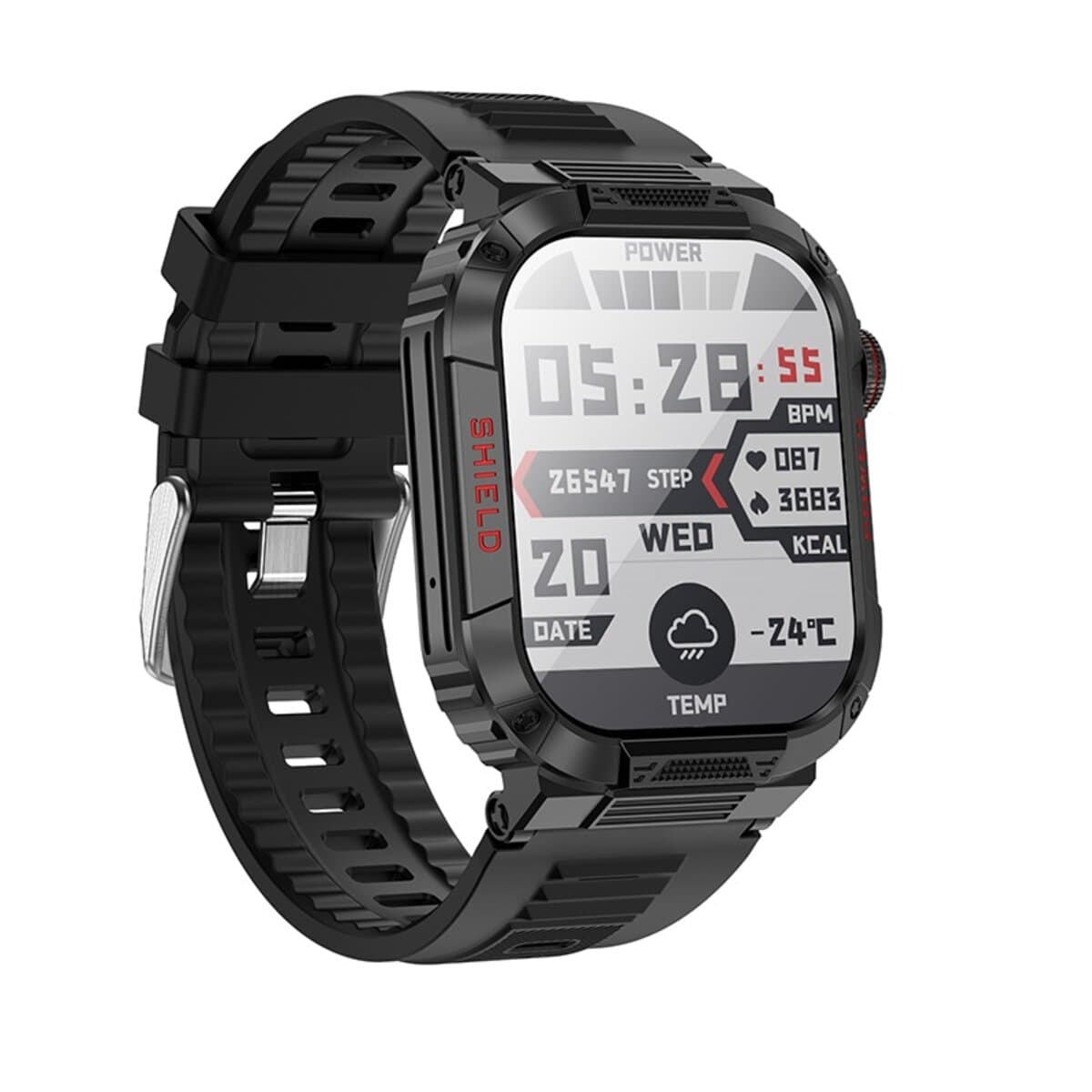 Смарт-годинник BOROFONE BD9 Smart sport watch call version 2.01'' BT5.0 300mAh Black