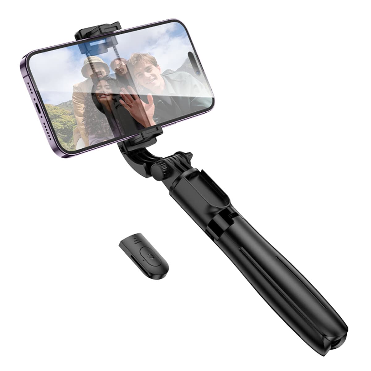 Селфі-палка монопод трипод BOROFONE BY13 Nube live broadcast holder Black