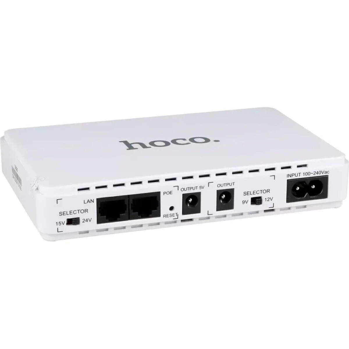 Источник бесперебойного питания для роутера HOCO DB25 Emergency UPS power bank EU 8800mAh Li-ion White