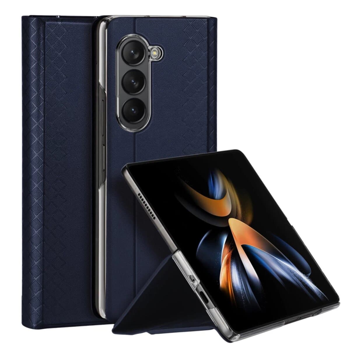 Защитный чехол-накладка DUX DUCIS Bril для Samsung Fold 5 Blue (DUXBRFold5Blue)