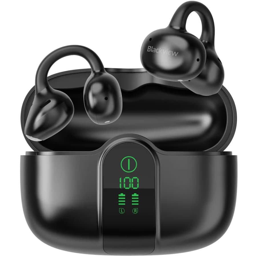 Бездротові навушники Blackview AirBuds 15 Shadow TWS BT6.0 IPX5 Type-C 400mAh Black