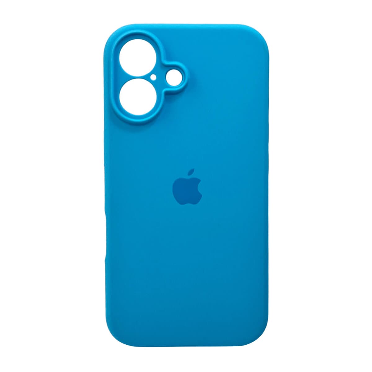 Захисний чохол-накладка Silicone Full Case AA Camera Protect для Apple iPhone 16 Light Blue (FullAAi16-44)