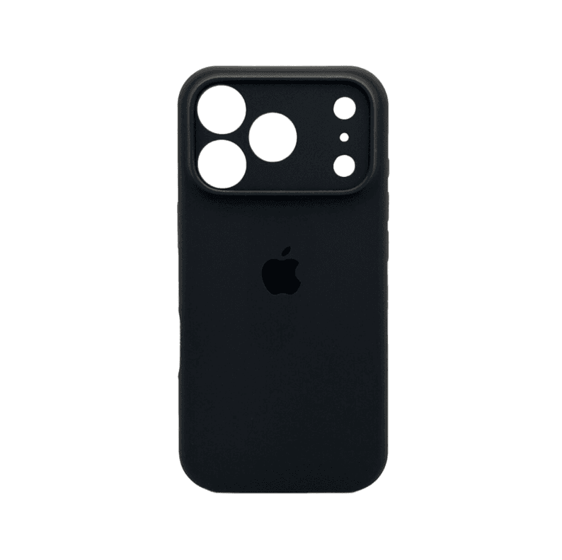 Защитный чехол-накладка Silicone Full Case AA Camera Protect для Apple iPhone 17 Pro Max Dark Grey (FullAAi17PM-12)