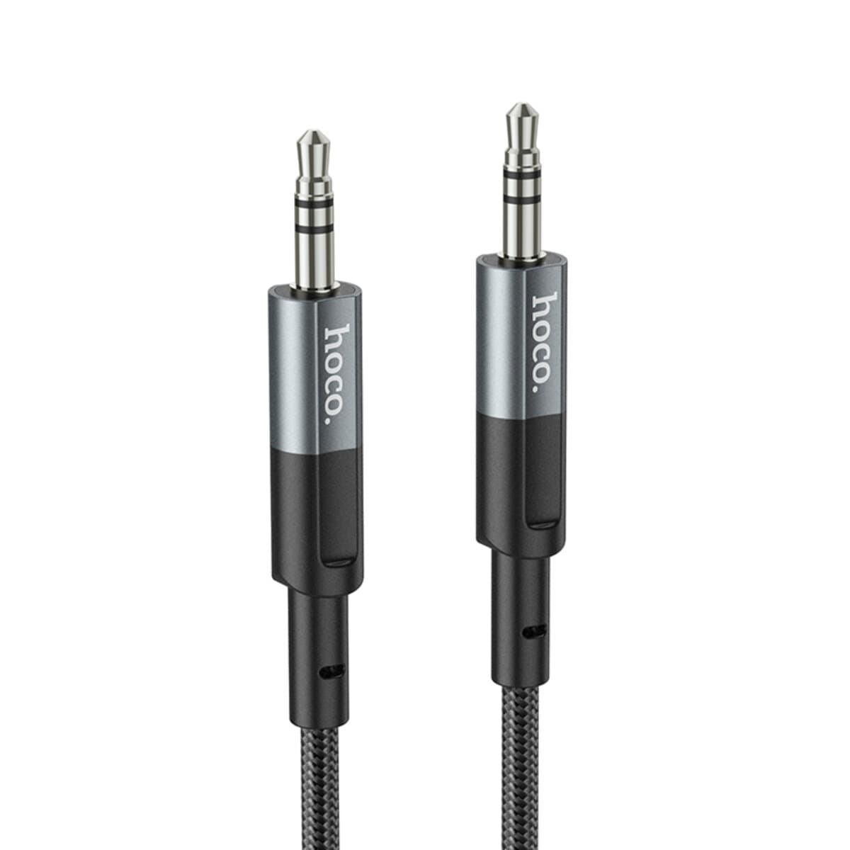 Аудіокабель HOCO UPA23 AUX 3.5mm to 3.5mm audio cable Metal Grey