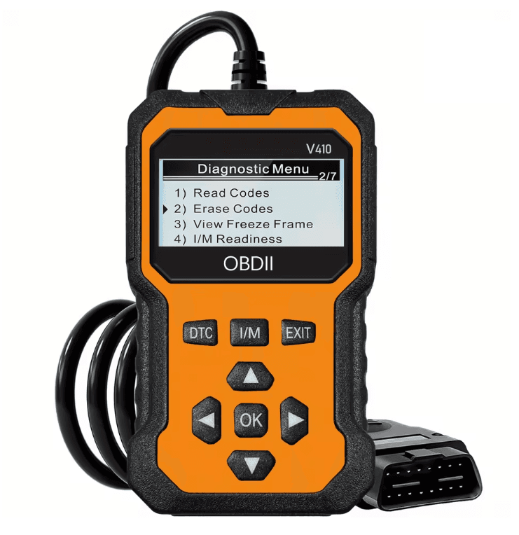 Сканер диагностики авто V410 OBD2 Yellow-Black (500111)