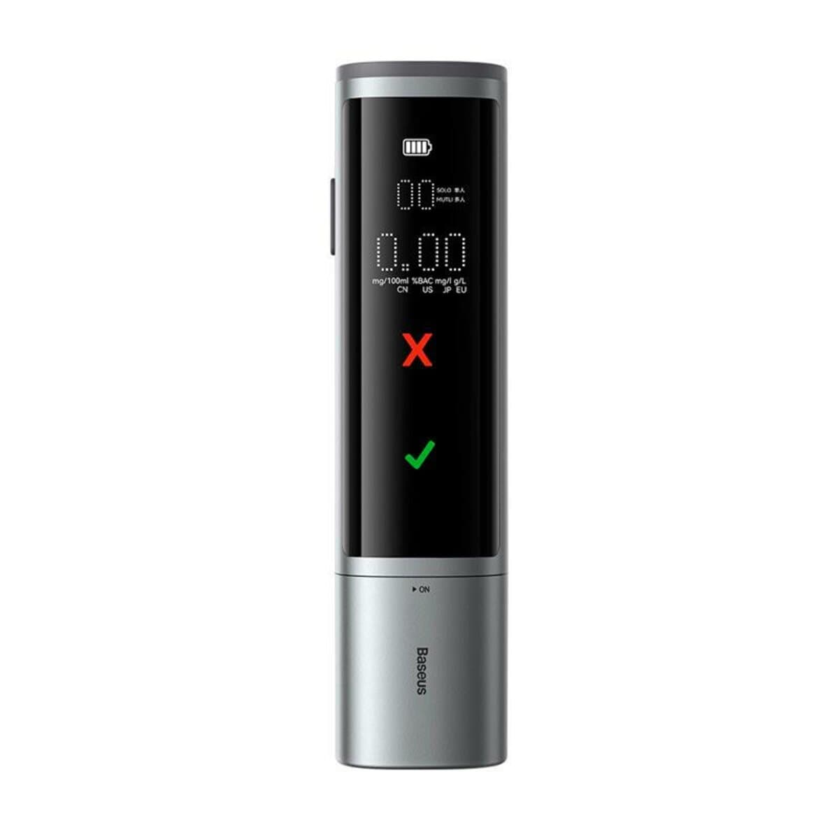 Алкотестер Baseus SafeJourney Pro Series Breathalyzer 470mAh Space Grey (CRCX060014)