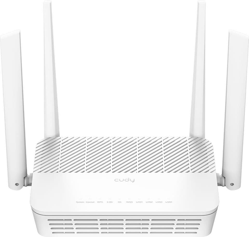 Маршрутизатор роутер Cudy WR3000S AX3000 Gigabit Wi-Fi 6 Mesh Router 2.4 ГГц/5 ГГц White (WR3000S)