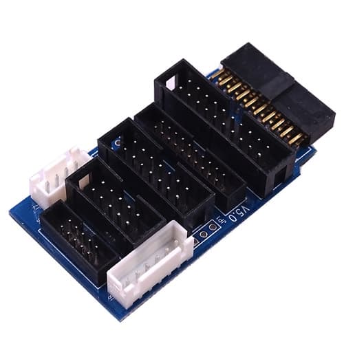 Плата-перехідник адаптер для емуляторів/програматорів J-Link V8 ULINK2 JTAG SWD (287392)