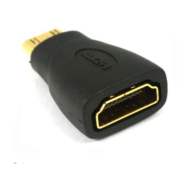 Перехідник HDMI F to mini HDMI M Black (B00260)