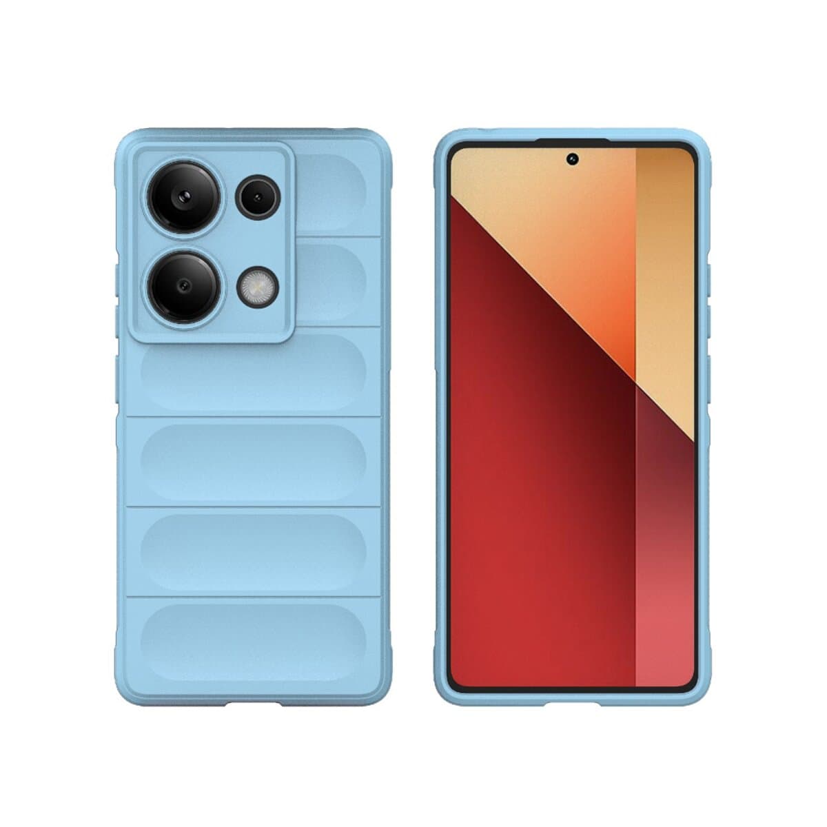 Захисний чохол-накладка Cosmic Magic Shield для Xiaomi Redmi Note 13 Pro 5G/POCO X6 5G Light Blue (MagicShXiNo13P5GBlue)