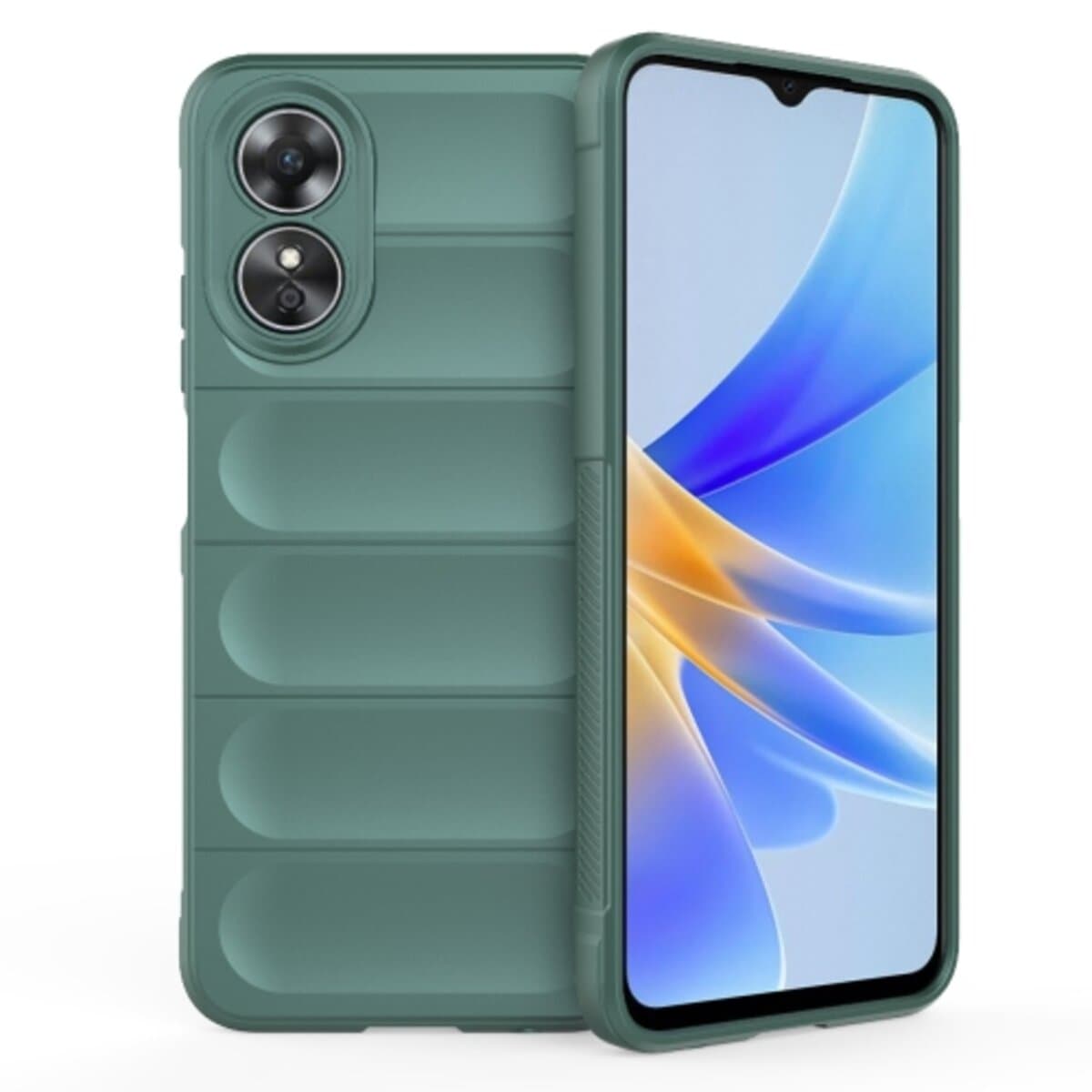 Защитный чехол-накладка Cosmic Magic Shield для OPPO A17 4G Dark Green (MagicShRealOPA17Green)