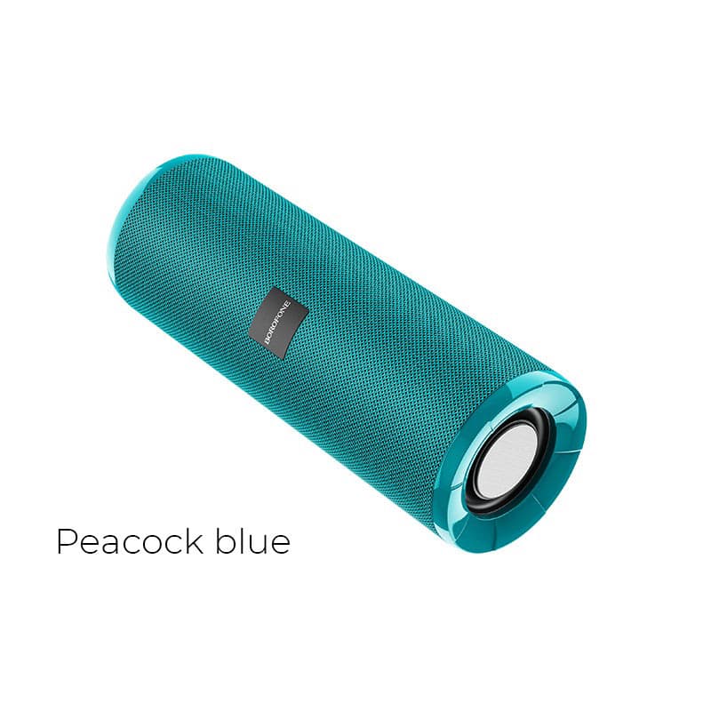Беспроводная портативная колонка BOROFONE BR1 Beyond sportive wireless speaker BT5.0 1200mAh Peacock Blue