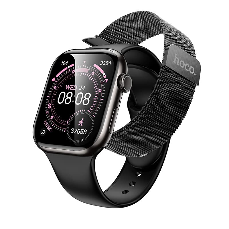 Смарт-годинник HOCO Y42 51mm 200mAh IPX6 Smart watch call version 2.01'' BT5.3 Black