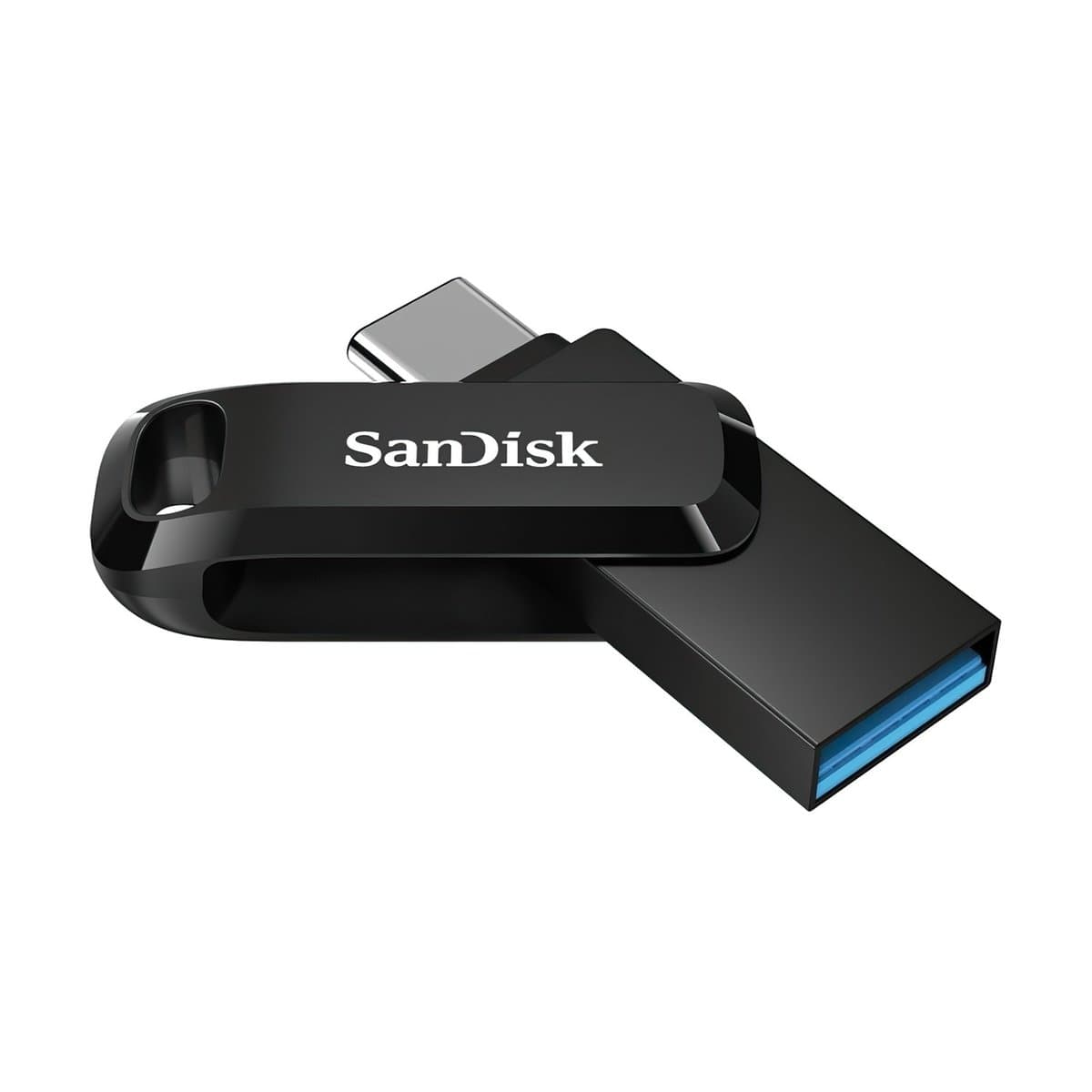 Флеш пам'ять флешка Flash SanDisk Ultra Dual Go Type-C 128Gb USB 3.1 150 Mb/s Black (SDDDC3-128G-G46)