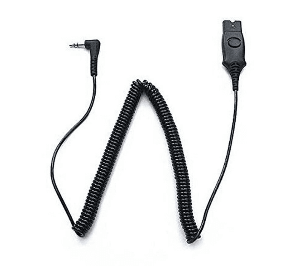 Кабель адаптер для гарнітур Poly 3.5mm to QD Quick Disconnect Cbl fIP Touch 3m Black (85Q43AA)