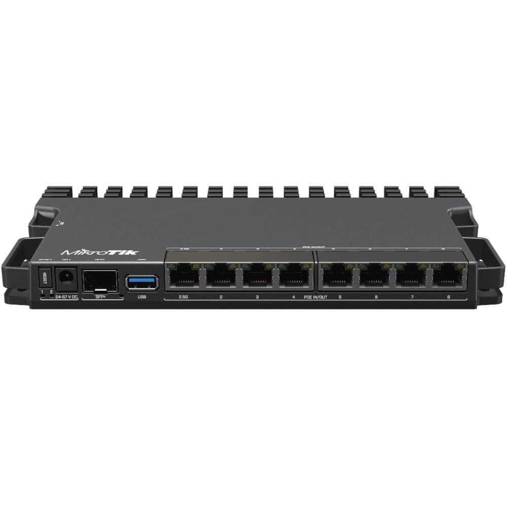 Маршрутизатор Mikrotik RB5009UPr+S+IN 8 портів 10/100/1000 Black