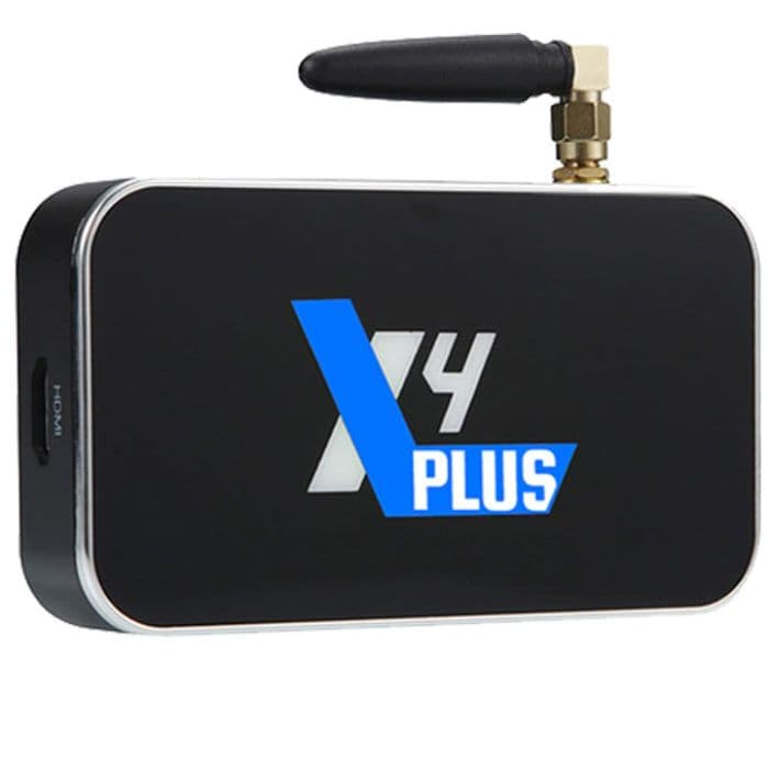 TV Медіаплеєр смарт приставка Ugoos X4 PLUS 4 64Gb Amlogic S905X4 Android 11 WiFi BT Miracast AV IR RC Black