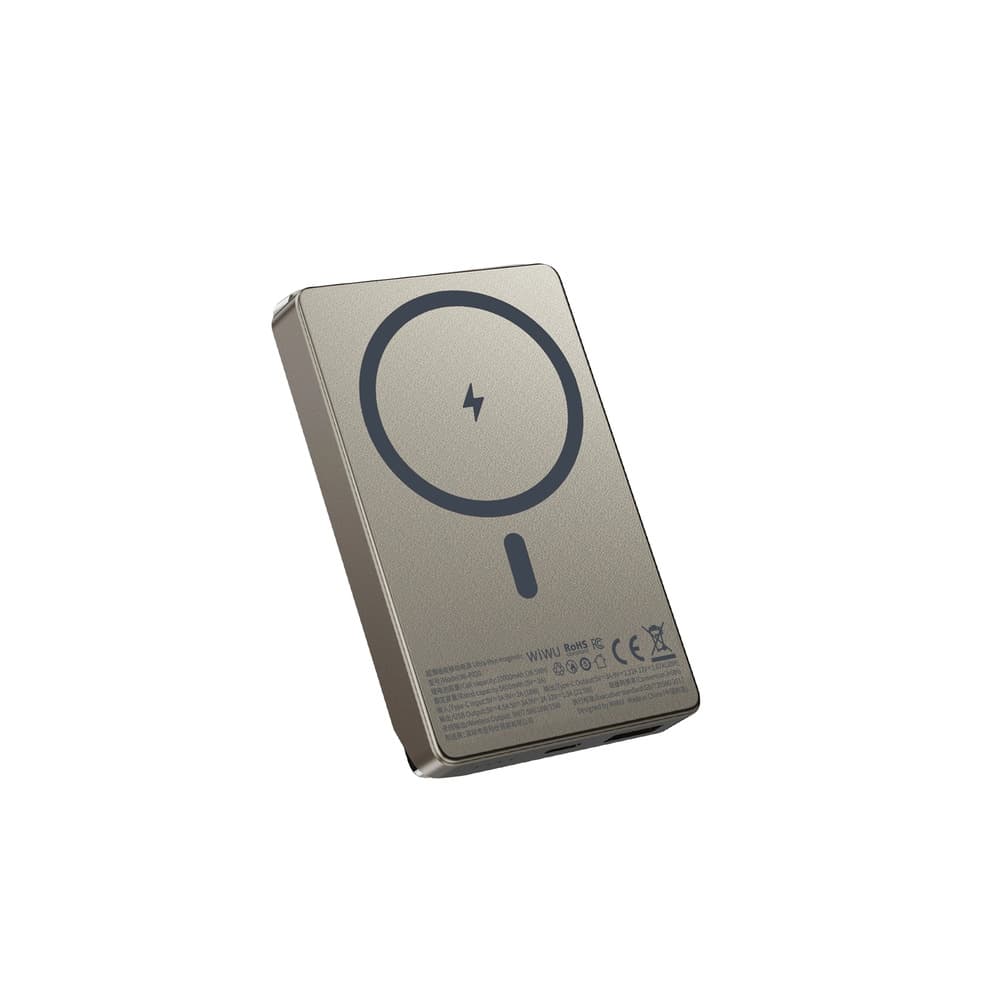 Powerbank павербанк УМБ WIWU Wi-P020 Ultra-Thin Series 10000mAh Li-pol Grey