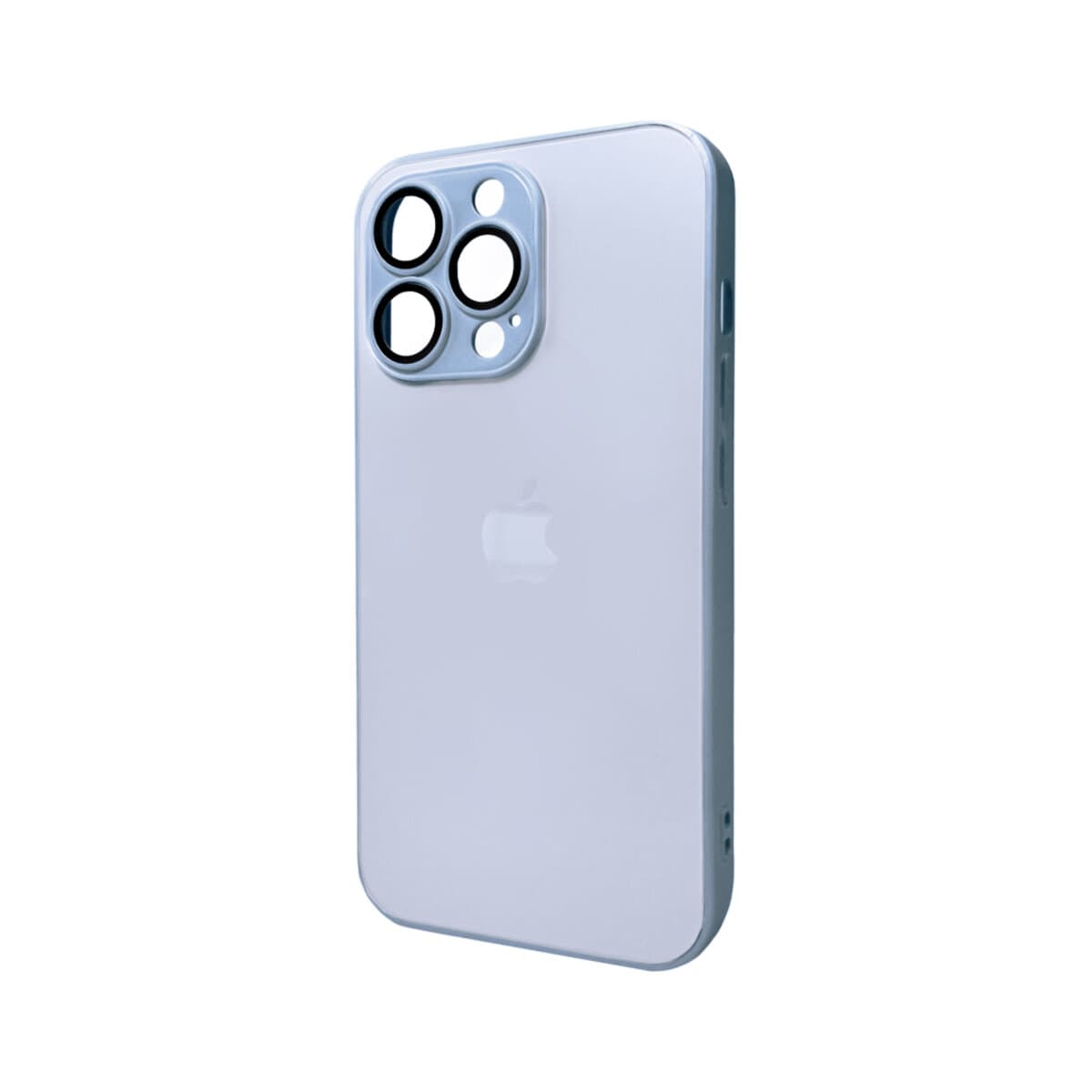 Защитный чехол-накладка AG Glass Matt Frame Color Logo для Apple iPhone 12 Pro Sierra Blue (AGMattFrameiP12PLBlue)