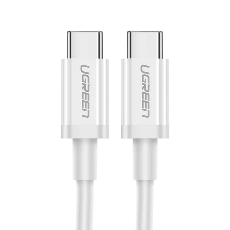 Кабель UGREEN US264 USB 2.0 Type-C MM 1.5м 18W ABS оболонка White (60519)