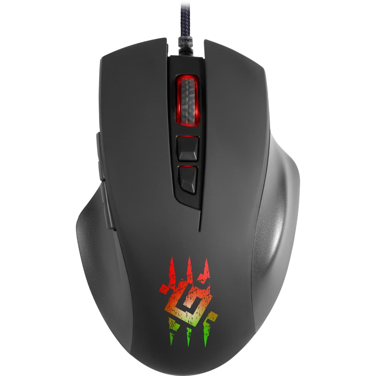 Проводная игровая мышка Defender Wolverine GM-700L RGB 7 кн 12800 dpi Black (52700)