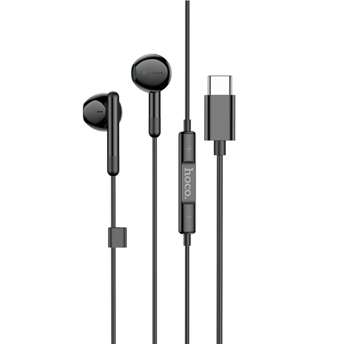 Дротові навушники HOCO M93 Type-C Joy Wire-Controlled Digital Earphones with Microphone 1.2м Black