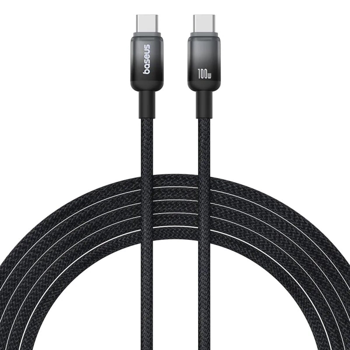 Кабель Baseus Discolor Series Fast Charging Cable Type-C to Type-C 100W 1m Black (P10374902111-00)