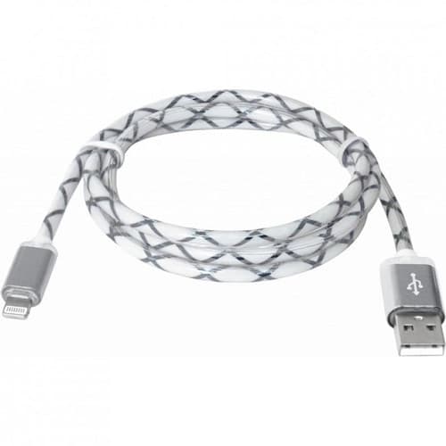 Кабель Defender ACH03-03LT для iPhone Ipad Lightning 1м Silver (87550)