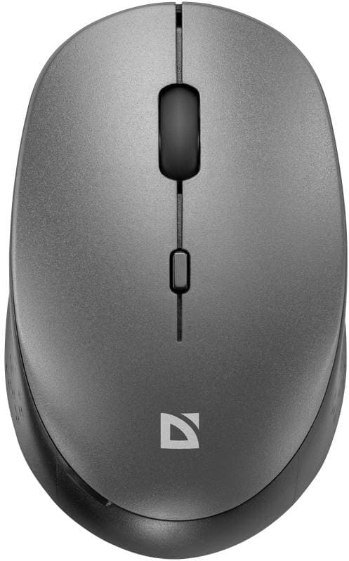 Безпровідна безшумна мишка Defender Auris MB-027 USB 3 кн 1600 dpi Grey (52029)
