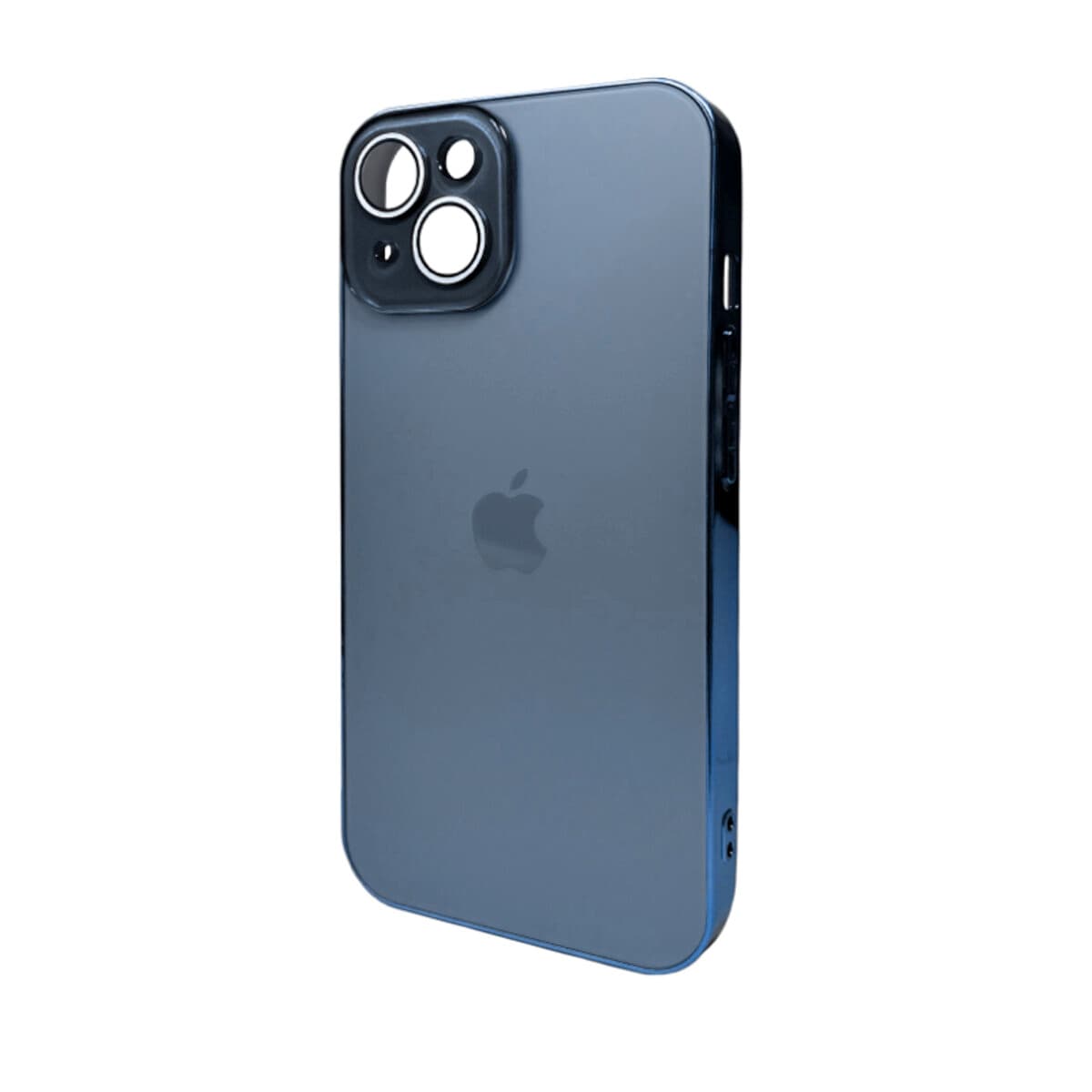 Защитный чехол-накладка AG Glass Sapphire Frame MagSafe Logo для Apple iPhone 14 Sea Blue (AGSappiFRP14Blue)