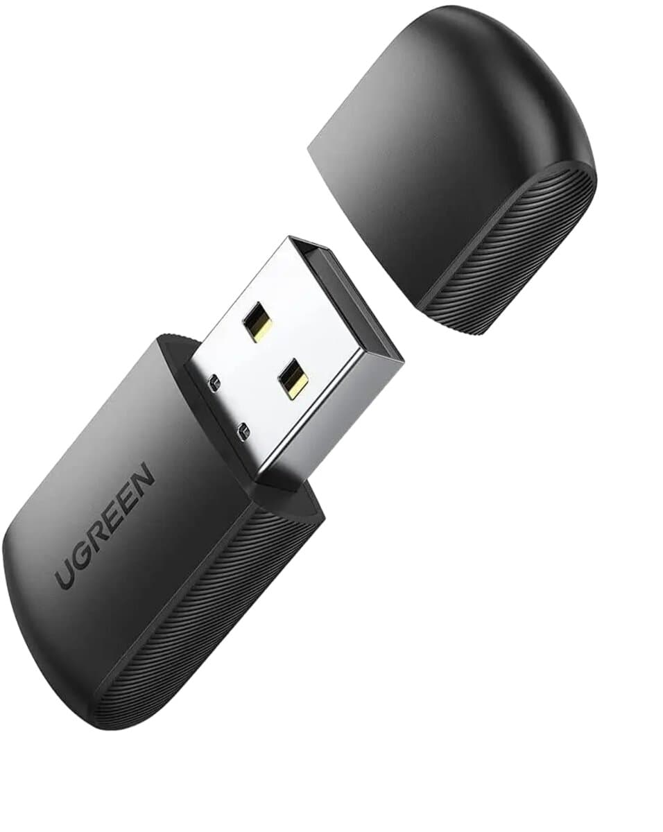 WI-FI-адаптер UGREEN CM448 AC650 11ac Dual-Band Wireless USB 5G/2.4G Adapter Black (UGR-20204)