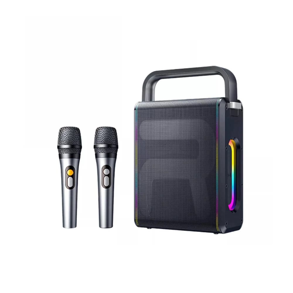 Беспроводная портативная колонка REMAX RB-MB08 Lighting Party Wireless Portable Speaker 60W BT6.0 6000mAh Black