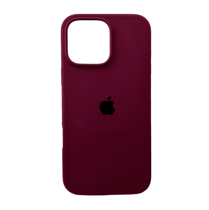 Защитный чехол-накладка Silicone Full Case AA Open Cam для Apple iPhone 16 Pro Plum (FullOpeAAi16P-47)